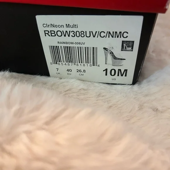 Pleaser Rainbow Heels - Picture 15 of 15